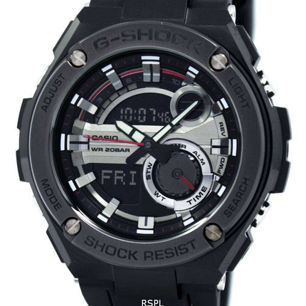 Casio G-Shock G-Steel Analog Digital World Time GST-210B-1A Men's Watch