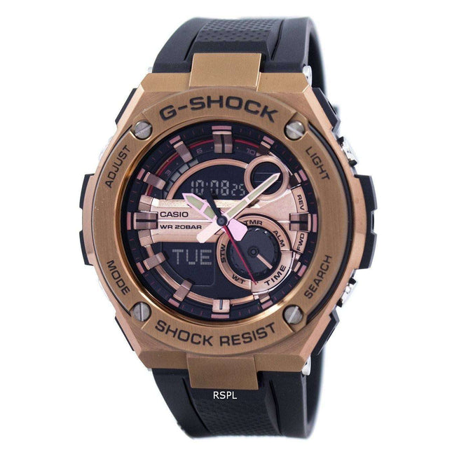 Casio G-Shock G-Steel Analog Digital World Time GST-210B-4A Men's Watch