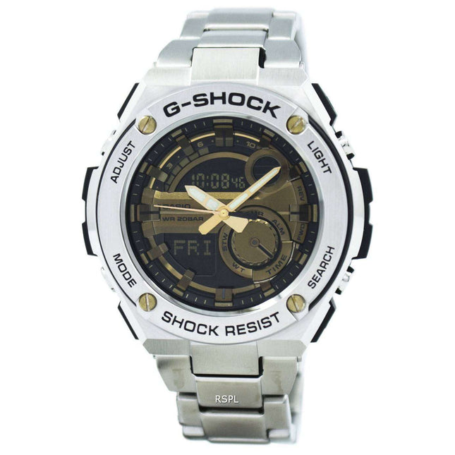 Casio G-Shock G-Steel Analog Digital World Time GST-210D-9A Men's Watch