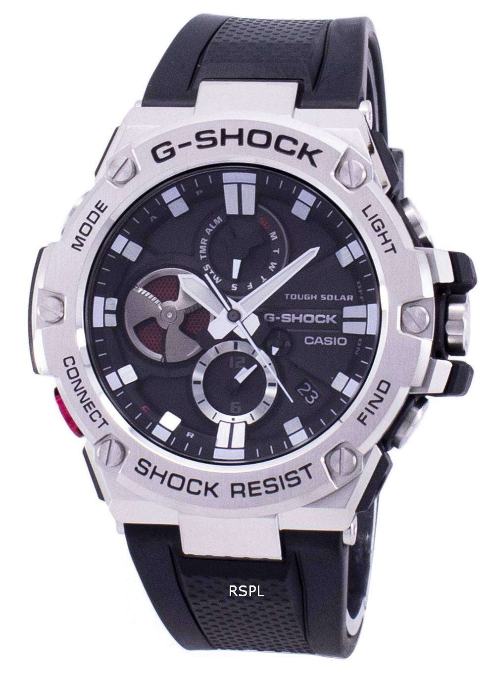 Casio G Shock G Steel Tough Solar Analog GST B100 1A GSTB100 1A Men s