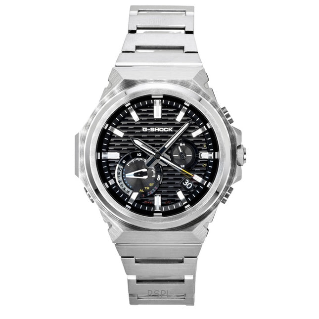 Casio G-Shock G-Steel Analog Smartphone Link Stainless Steel Black Dial Solar GST-B1000D-1A 200M Men's Watch