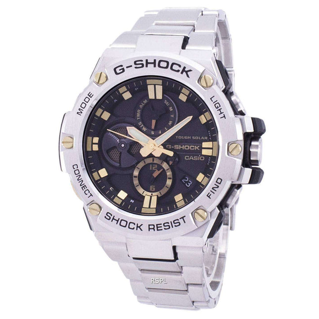 Casio G-Shock G-Steel Tough Solar Bluetooth GST-B100D-1A9 GSTB100D-1A9 Men's Watch