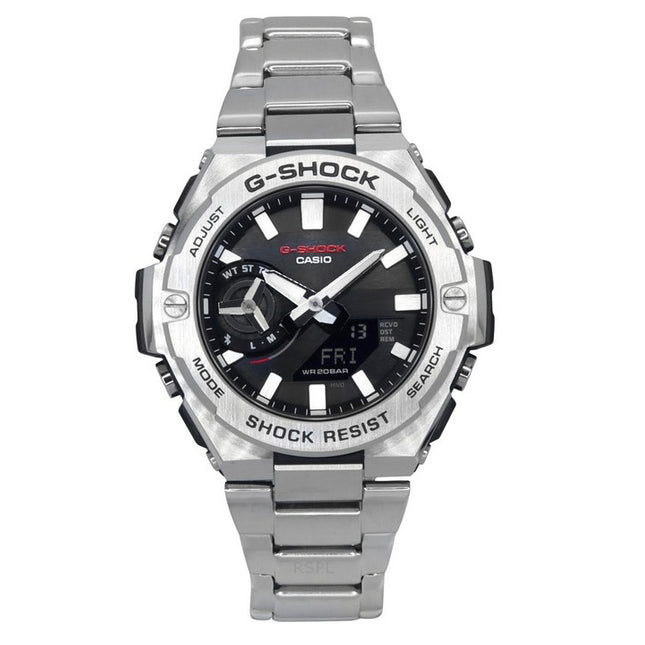 Casio G-Shock G-Steel Analog Digital Smartphone Link Black Dial Solar GST-B500D-1A 200M Men's Watch