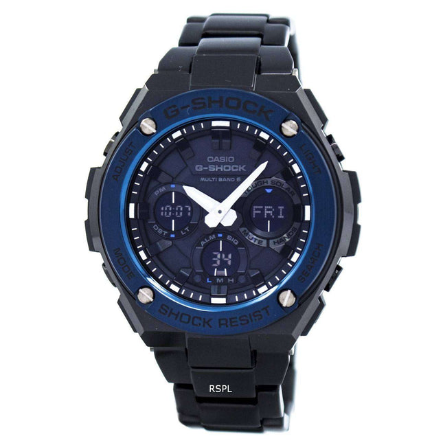 Casio G-Shock G-Steel Multi Band 6 Analog-Digital GST-W110BD-1A2 Men's Watch