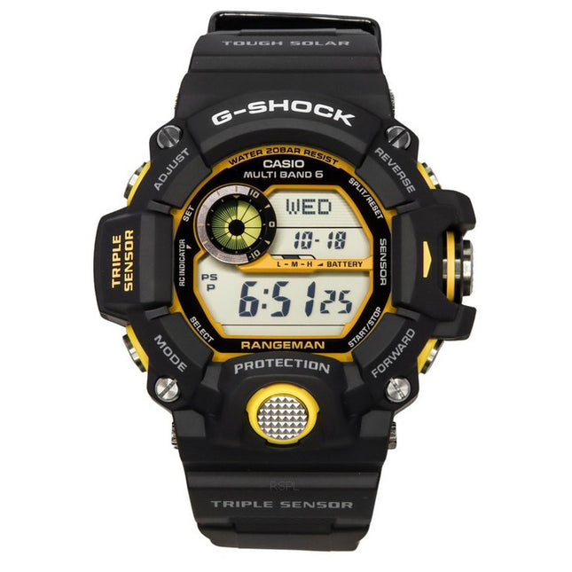 Casio G-Shock Master Of G-Land Rangeman Digital Black Resin Strap Solar GW-9400Y-1 200M Men's Watch