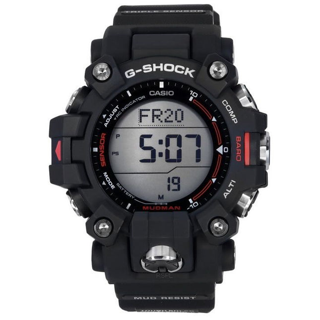 Casio G-Shock Mudman Master Of G-Land Digital Resin Strap Solar GW-9500-1 200M Men's Watch