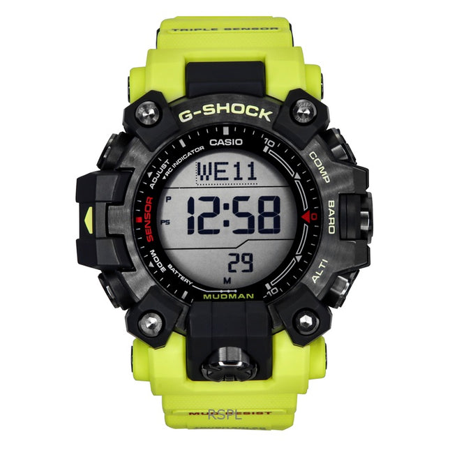 Casio G-Shock Master Of G-Land Mudman Digital Bio-Based Resin Solar GW-9500MRY-1A9 200M Men's Watch
