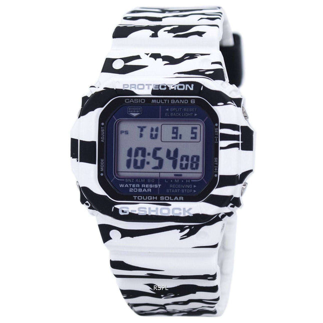 Casio G-Shock Digital Tiger Camouflage Multi Band 6 GW-M5610BW-7 Men's Watch