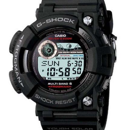 Casio G-Shock Multiband 6 Frogman 200M Diver's Moon Phase GWF-1000-1 GWF1000-1 Men's Watch
