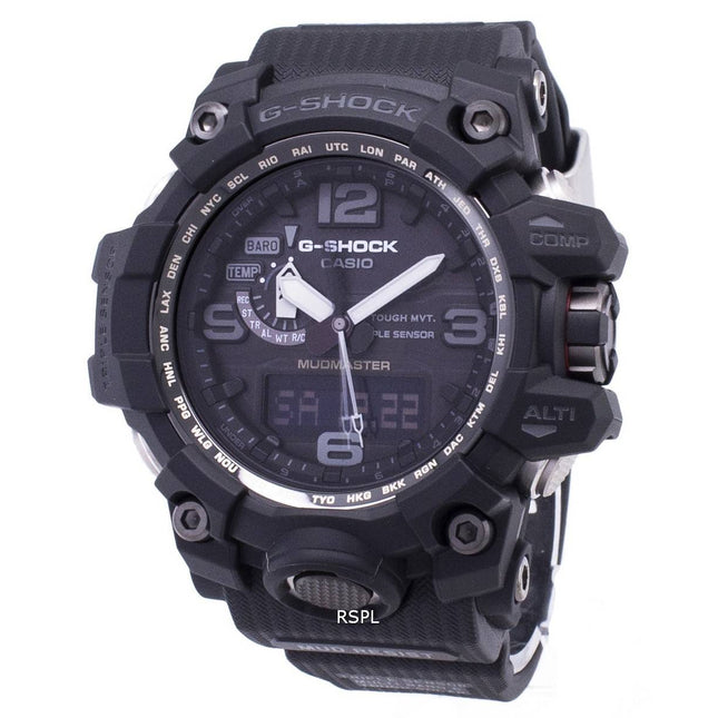 Casio G-Shock Mudmaster Triple Sensor Atomic GWG-1000-1A Mens Watch
