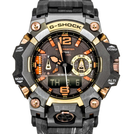 Casio G-Shock Mudmaster Magma Gold Analog Digital Bio-Based Resin Strap Black Dial Solar GWG-B1000MG-1A9 200M Men's Watch