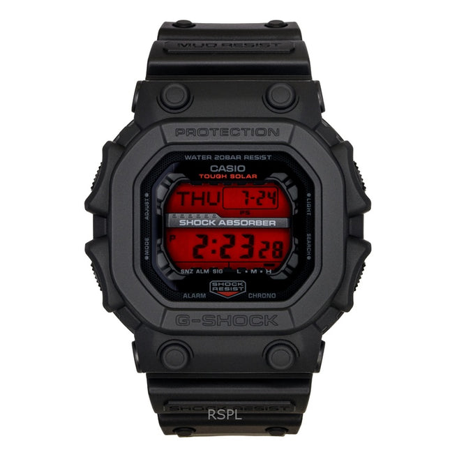 Casio G-Shock Digital Resin Strap Solar GX-56BBR-1 200M Men's Watch
