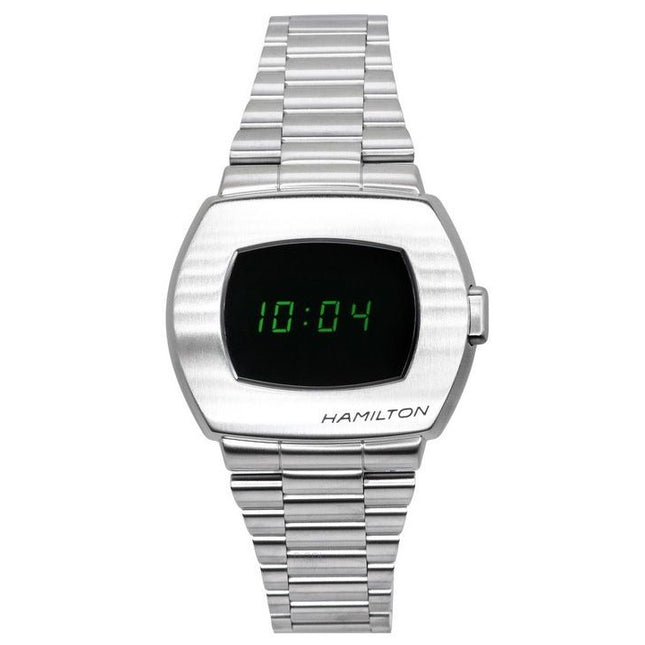 Hamilton PSR American Classic Digital Stainless Steel Quartz H52414131 100M Men's Watch