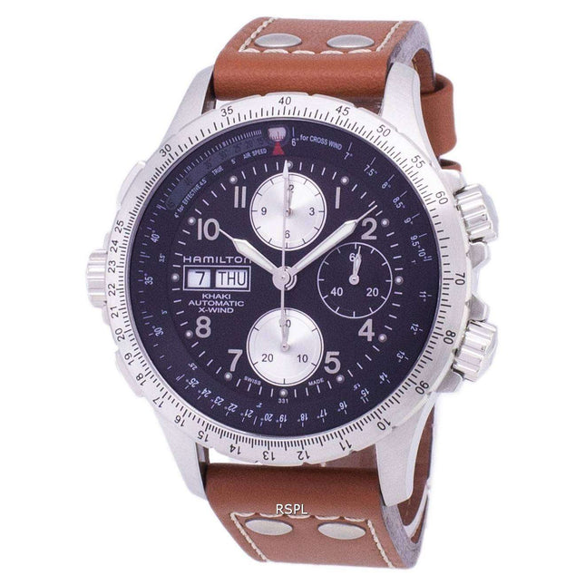 Hamilton Automatic Khaki X-Wind Chronograph H77616533 Mens Watch