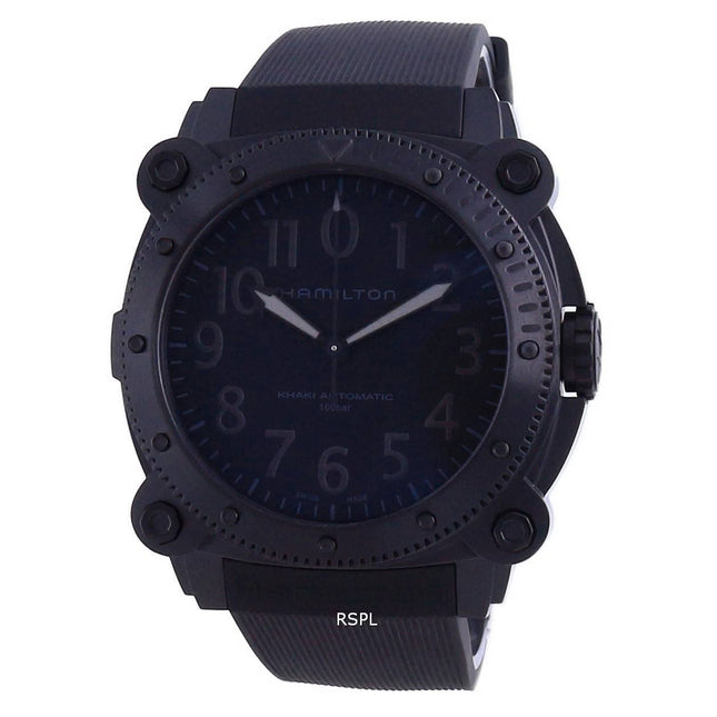 Hamilton Khaki Navy Belowzero Automatic Divers Titanium H78505330 1000M Men's Watch