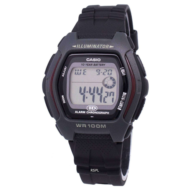 Casio Digital Alarm Chronograph Illuminator HDD-600-1AVDF HDD-600-1AV Mens Watch