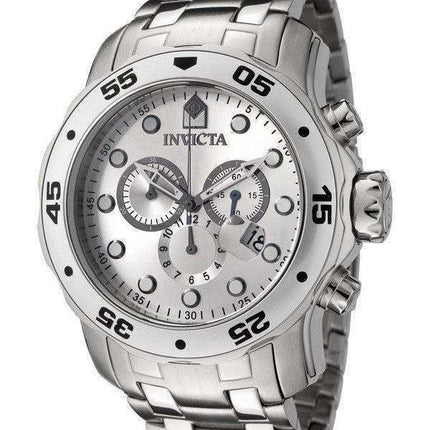 Invicta Pro Diver Quartz Chronograph Silver Dial INV0071/0071 Mens Watch
