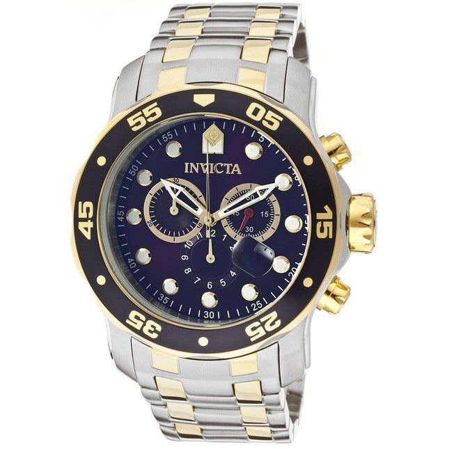 Invicta Pro Diver Chronograph Blue Dial INV0077/0077 Mens Watch