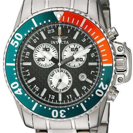 Invicta Pro Diver Chronograph Black Carbon Fiber Dial INV11284/11284 Mens Watch