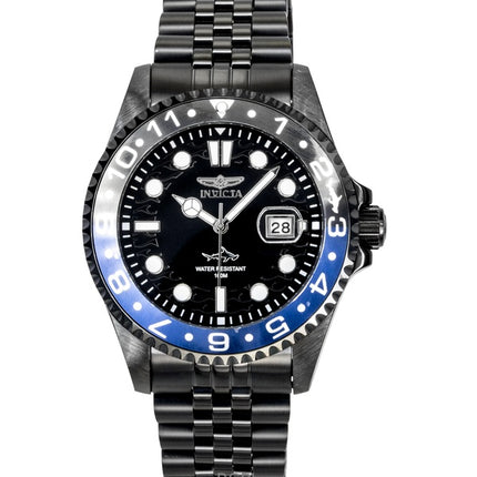 Invicta Pro Diver Stainless Steel Black Dial Quartz 30627 100M Men's Watch