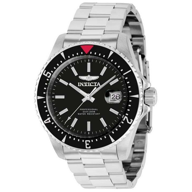 Invicta Pro Diver Professional Stainless Steel Black Dial Automatic Diver's 36780 200M Men's Watch