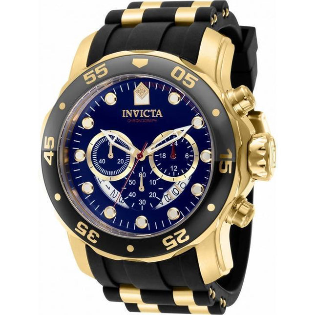 Invicta Pro Diver Scuba Chronograph Blue Dial Quartz 37229 100M Men's Watch