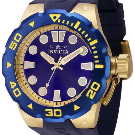 Invicta Pro Diver Silicone Black Dial Quartz 37740 Diver's 200M Men's Watch