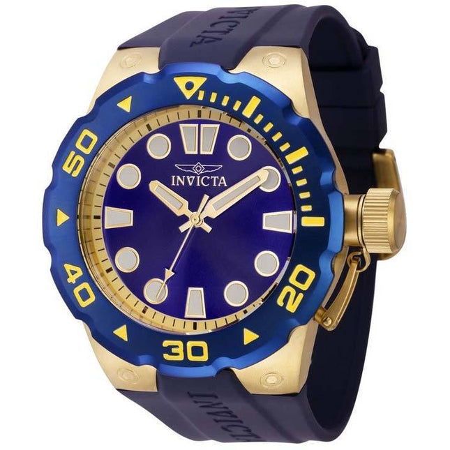 Invicta Pro Diver Silicone Black Dial Quartz 37740 Diver's 200M Men's Watch