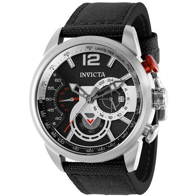 Invicta Aviator Chronograph Black Dial Quartz 39652 100M Men's Watch