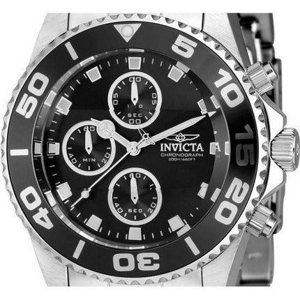 Invicta Pro Diver Chronograph Black Dial Quartz Diver's 43405 200M Men's Watch