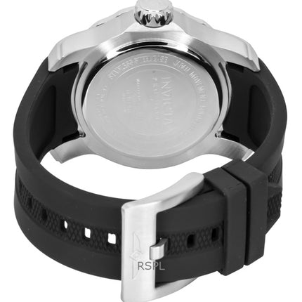 Invicta Pro Diver Silicone Strap Black Dial Pepsi Bezel Quartz 45735 200M Men's Watch