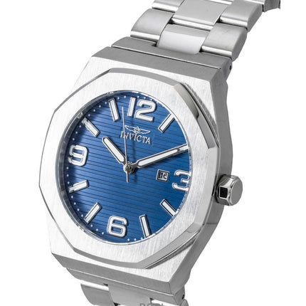 Invicta Huracan Stainless Steel Blue Dial Quartz 45778 100M Men's Watch