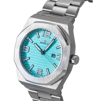 Invicta Huracan Stainless Steel Turquoise Dial Quartz 45779 100M Men's Watch