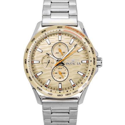 Invicta Racing GMT Stainless Steel Sand Dial Quartz 47552 Men's Watch