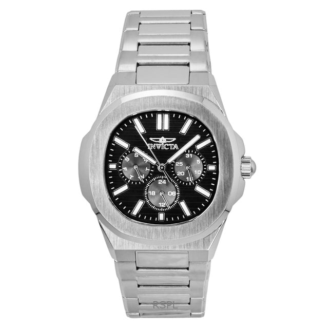 Invicta Speedway Stainless Steel Black Dial Quartz 48325 Men's Watch