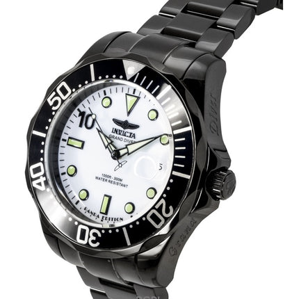 Invicta Pro Diver PANDA Stainless Steel Silver Dial Automatic 48707 300M Men's Watch