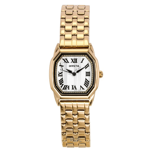 Invicta Wildflower Rose Gold Tone Stainless Steel Silver Dial Quartz 48960 Women's Watch