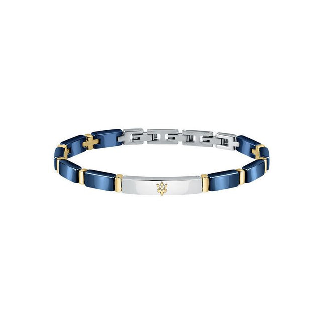 Maserati Jewels Stainless Steel And Ceramic Bracelet JM221ATZ02 For Men
