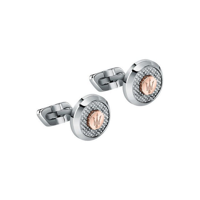 Maserati Jewels Stainless Steel Cufflinks JM223ATK20 For Men