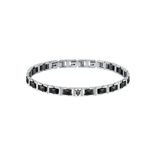 Maserati Jewels Stainless Steel And Ceramic Bracelet JM420ATI07 For Men