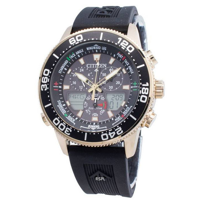 Citizen PROMASTER Marine Eco-Drive JR4063-12E Chronograph 200M Men's Watch