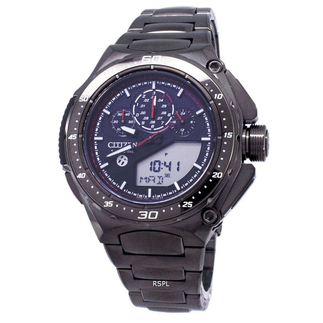 Citizen Eco-Drive JW0104-51E Limited Edition Titanium Analog Digital 200M Men's Watch