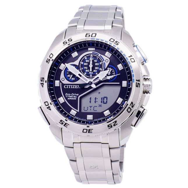 Citizen Promaster Eco-Drive Chronograph 200M Japan Made JW0121-51E Men's Watch