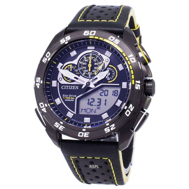 Citizen Promaster Eco-Drive Chronograph 200M Japan Made JW0127-04E Men's Watch