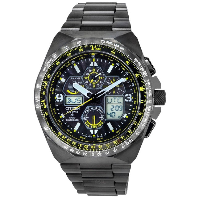 Citizen Promaster Skyhawk A-T Black Dial Chronograph Eco-Drive JY8127-59E 200M Men's Watch