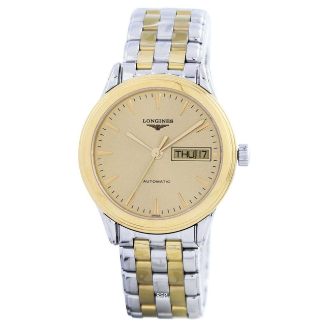 Longines Flagship Automatic Power Reserve 25 Jewels L4.799.3.32.7 Mens Watch