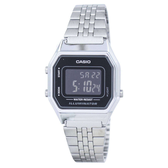 Casio Vintage Illuminator Alarm Digital LA680WA-1BDF Women's Watch