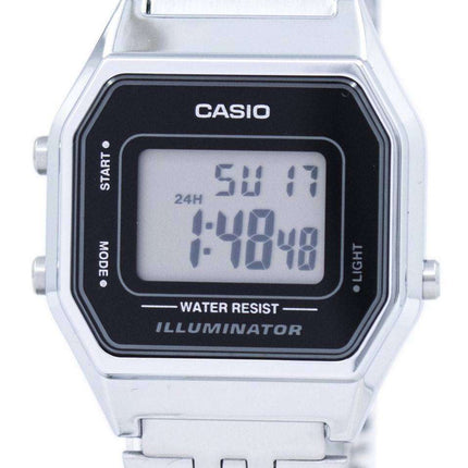 Casio Digital Quartz Illuminator LA680WA-1DF LA680WA-1 Womens Watch
