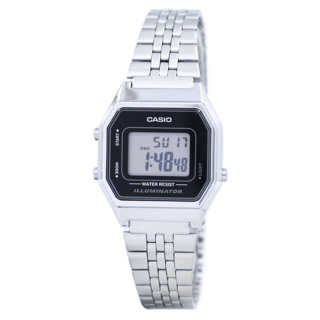 Casio Digital Quartz Illuminator LA680WA-1DF LA680WA-1 Womens Watch