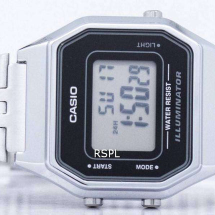 Casio Digital Quartz Illuminator LA680WA-1DF LA680WA-1 Womens Watch